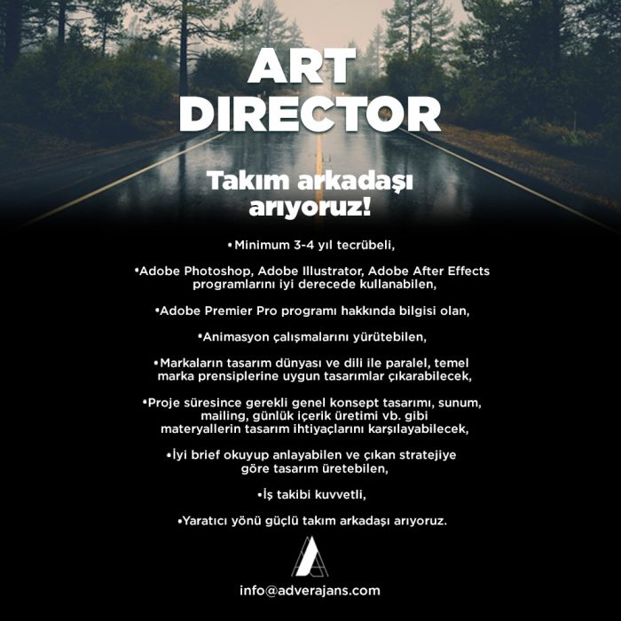 Adver Ajans Art Director Arıyor Adver Ajans, Art Director Arıyor