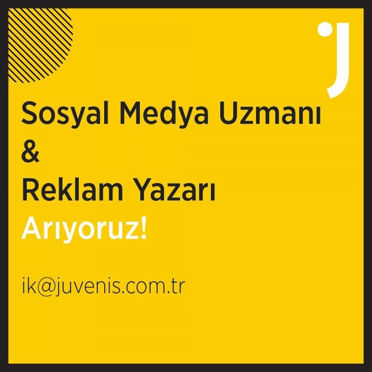 Sosyal Medya Uzmanı ve Reklam Yazarı iş ilanları Juvenis, Sosyal Medya Uzmanı ve Reklam Yazarı Arıyor
