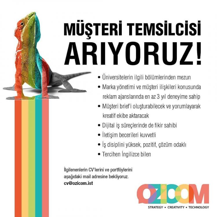 Ozicom, Müşteri Temsilcisi Arıyor!