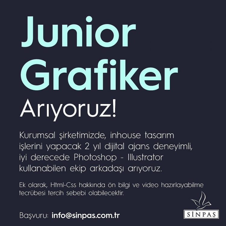 Simpaş, Junior Grafik Tasarımcı Arıyor