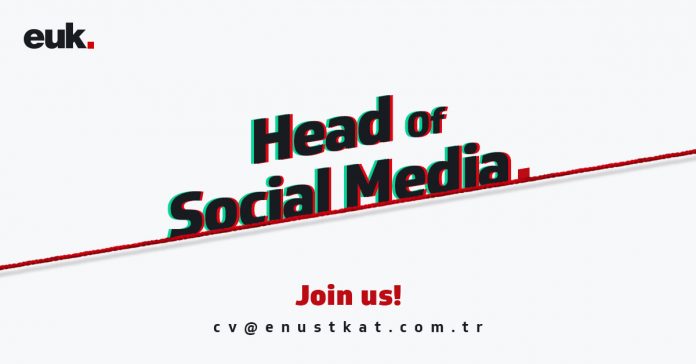Head of Social Media iş ilanları Enüstkat, Head of Social Media Arıyor!