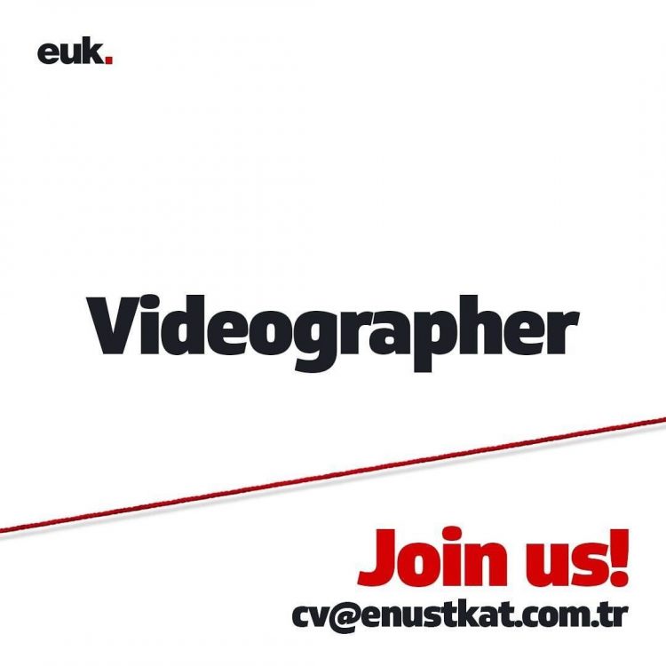 Videographer iş ilanları Enüstkat, Videographer Arıyor!