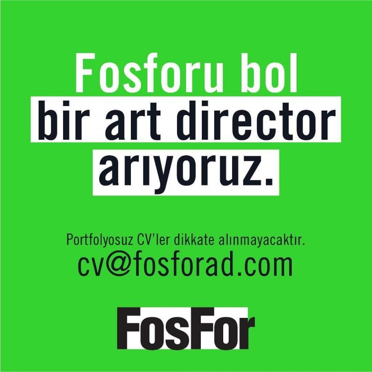 Art Director iş ilanları FosFor, Art Director Arıyor!