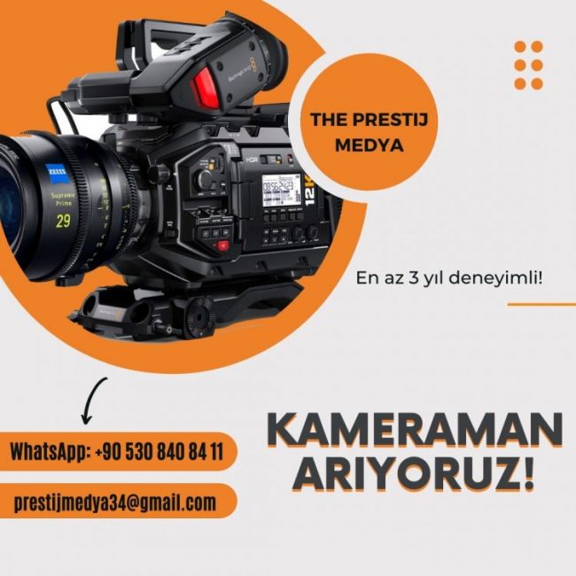 Kameraman iş ilanları Prestij Medya, Kameraman Arıyor!