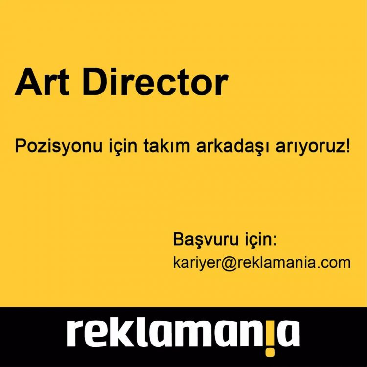 Art Director iş ilanları Reklamania, Art Director Arıyor