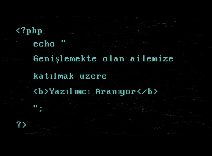 Saruhan Web Ajans Web Tasarım ve Yazılım Uzmanı Arıyor! Saruhan Web Ajans Web Tasarım ve Yazılım Uzmanı Arıyor!