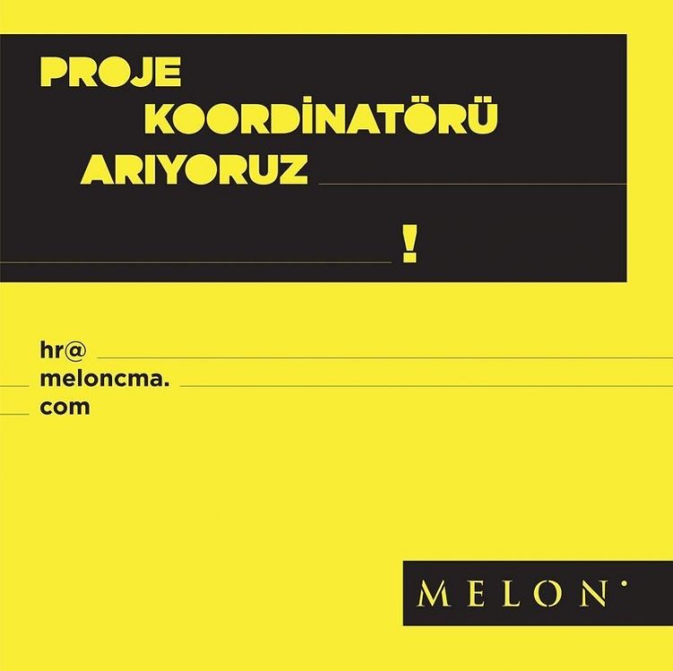 Proje Koordinatörü iş ilanları Melon, Proje Koordinatörü Arıyor