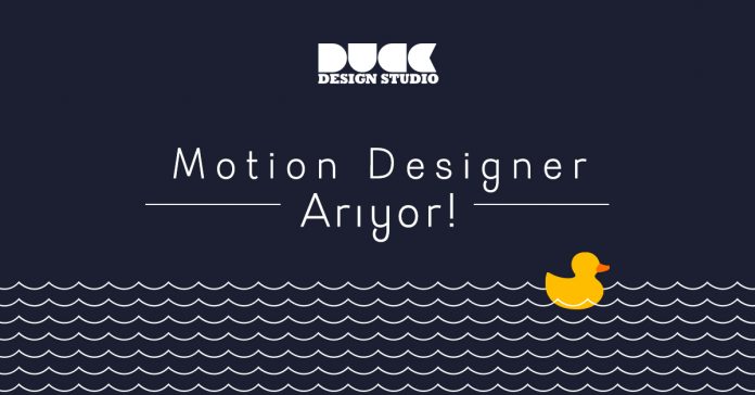 Motion Designer iş ilanları Duck, Motion Designer Arıyor!