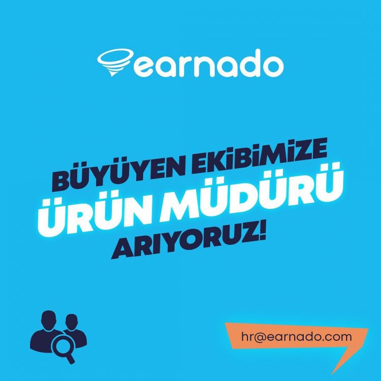 Ürün Müdürü iş ilanları Earnado, Ürün Müdürü Arıyor