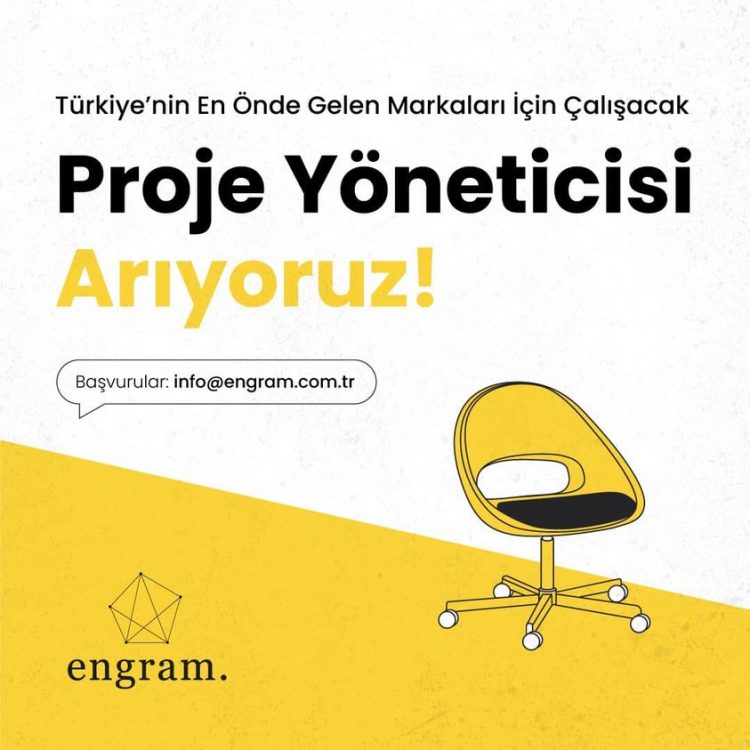 Proje Yöneticisi iş ilanları Engram Agency, Proje Yöneticisi Arıyor!
