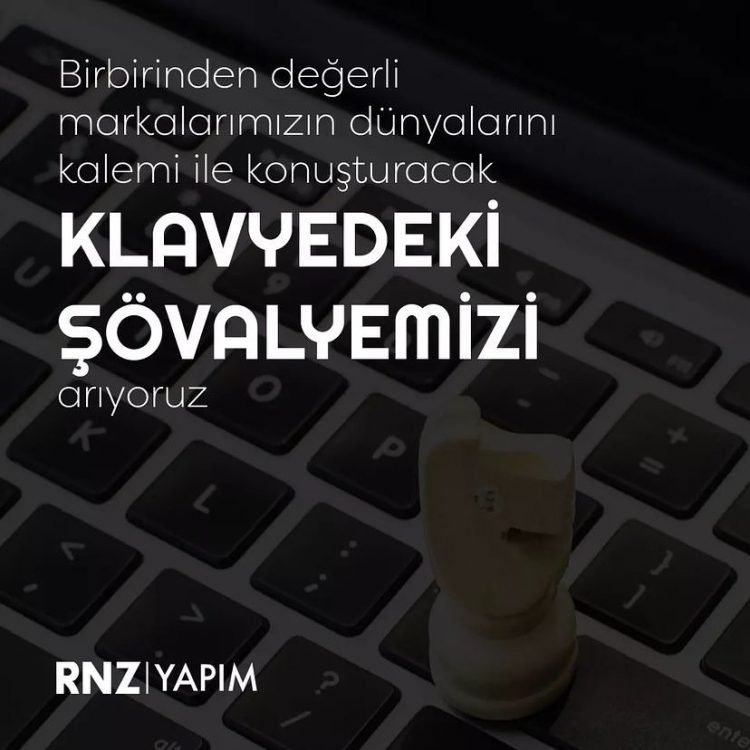 Metin Yazarı iş ilanları RNZ Medya Grup, Metin Yazarı Arıyor!