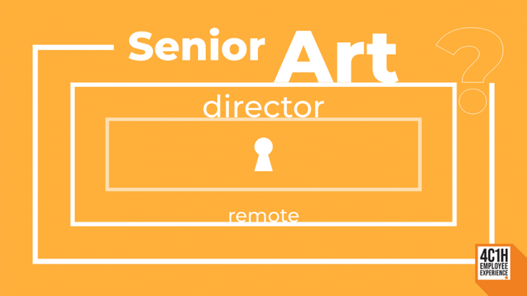 Senior Art Director iş ilanları 4C1H, Senior Art Director Arıyor