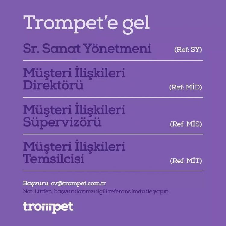 Müşteri İlişkileri Süpervizörü Trompet Müşteri İlişkileri Süpervizörü Trompet