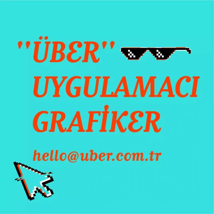 Uygulamacı Grafiker iş ilanları Über, Uygulamacı Grafiker Arıyor