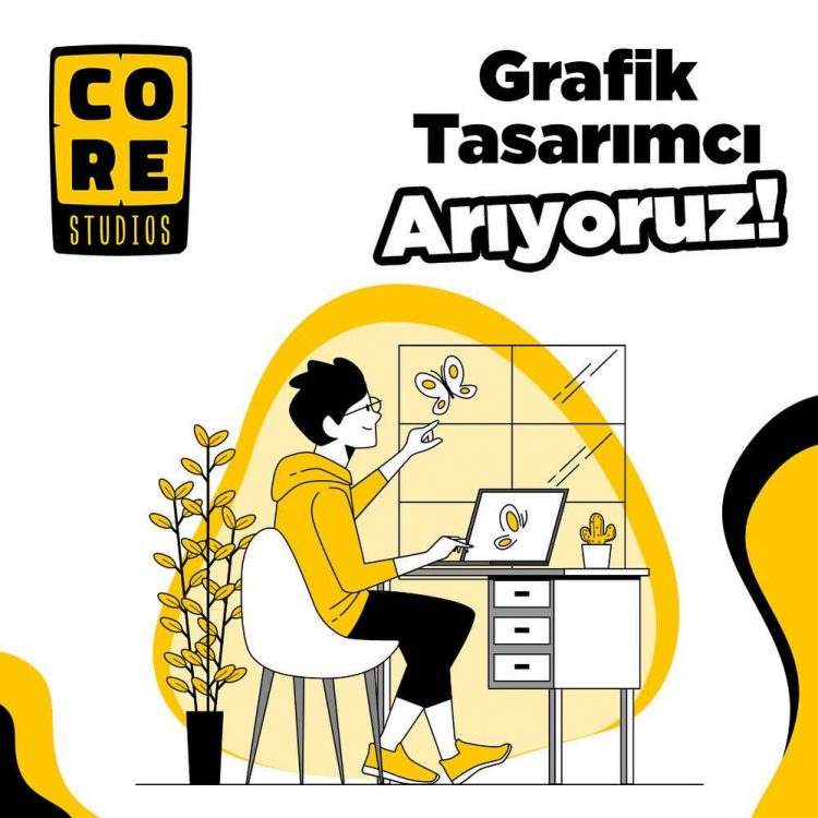Grafik Tasarımcı iş ilanları Core Studios, Grafik Tasarımcı Arıyor