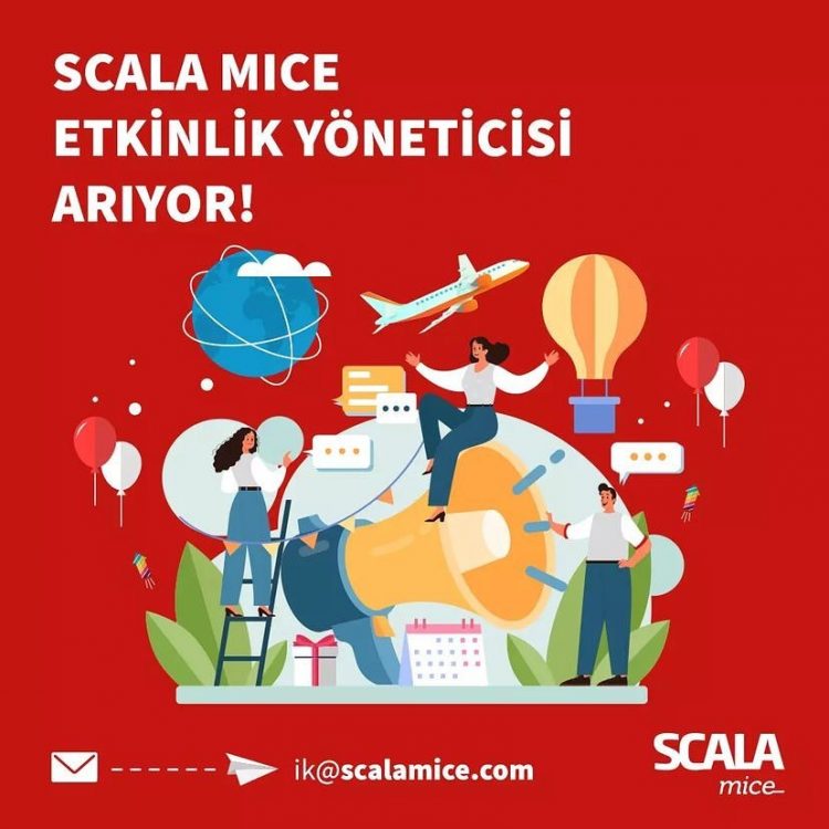 Etkinlik Yöneticisi iş ilanları Scala Mice, Etkinlik Yöneticisi Arıyor