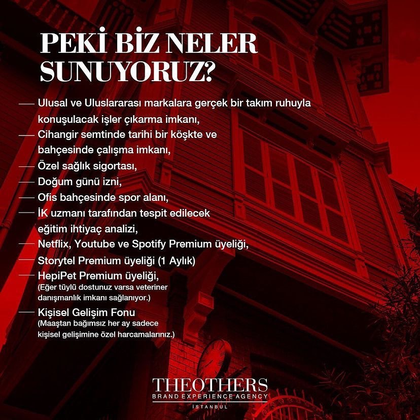 The Others Agency, Social Media Manager Arıyor