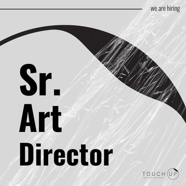 Art Director ilanları Touch Up, Art Director Arıyor