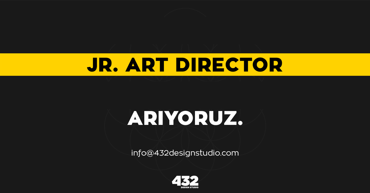 432 Design Studio, Jr. Art Director Arıyor