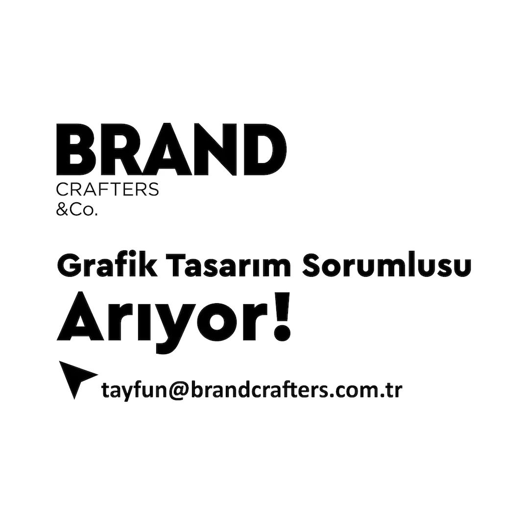 Grafik Tasarımcı ilanları Brand Crafters & Co. Grafik Tasarımcı Arıyor