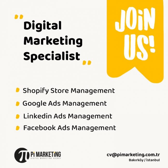 Pi Marketing, Digital Marketing Specialist Arıyor
