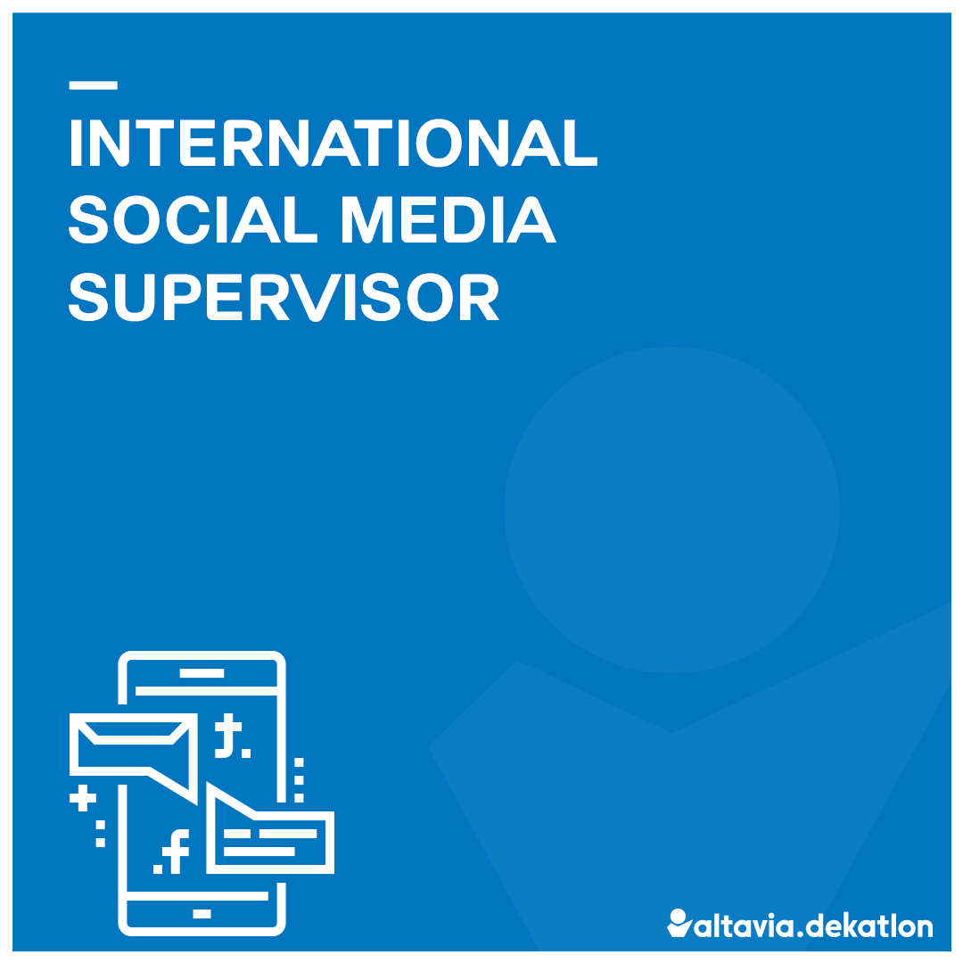Social Media Supervisor İş İlanı, Altavia Dekatlon Social Media Supervisor İş İlanı, Altavia Dekatlon