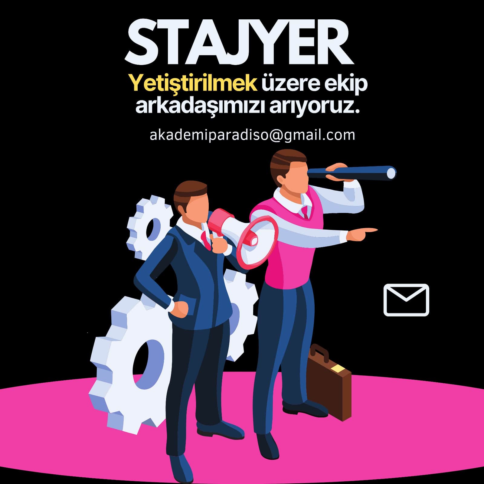 Paradiso Film, Yetiştirilmek Üzere Stajyer arayanlar