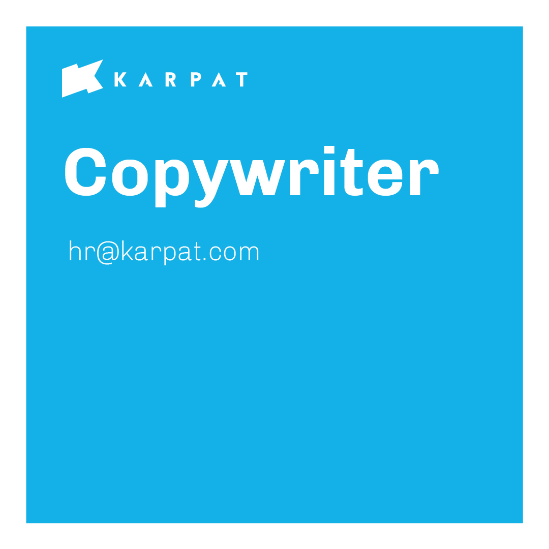 Copywriter İş İlanı, KARPAT