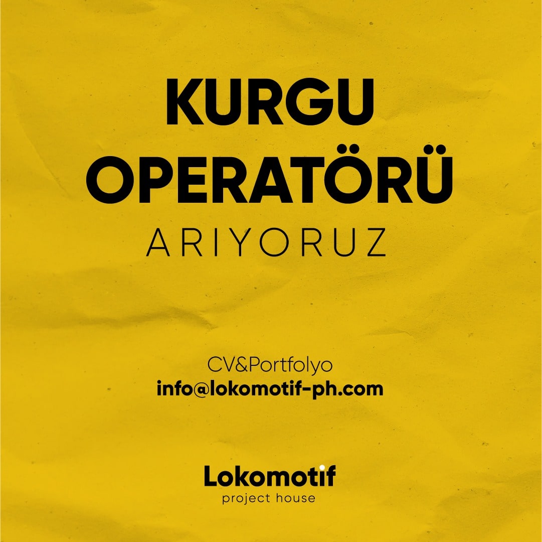Kurgu Operatörü İş İlanı, Lokomotif Kurgu Operatörü İş İlanı, Lokomotif