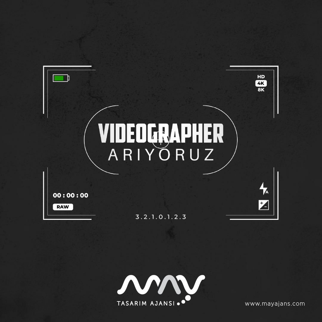 Videographer İş İlanı, May Ajans Videographer İş İlanı, May Ajans