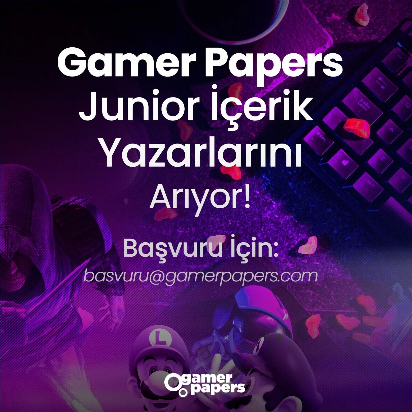 Junior İçerik Yazarı iş ilanları Gamerpapers, Junior İçerik Yazarı Arıyor