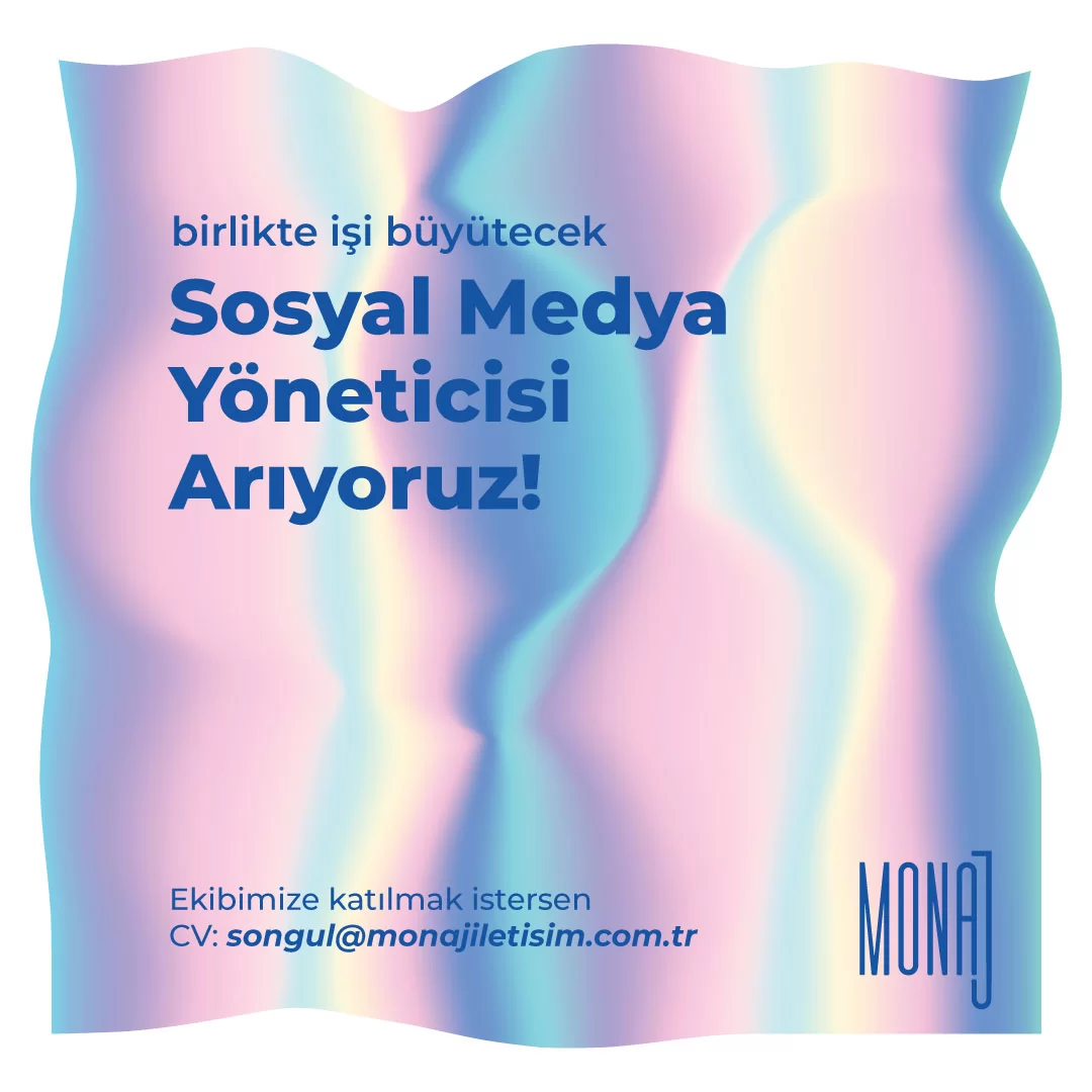 Sosyal Medya Yöneticisi iş ilanları Monaj İletişim, Sosyal Medya Yöneticisi Arıyor