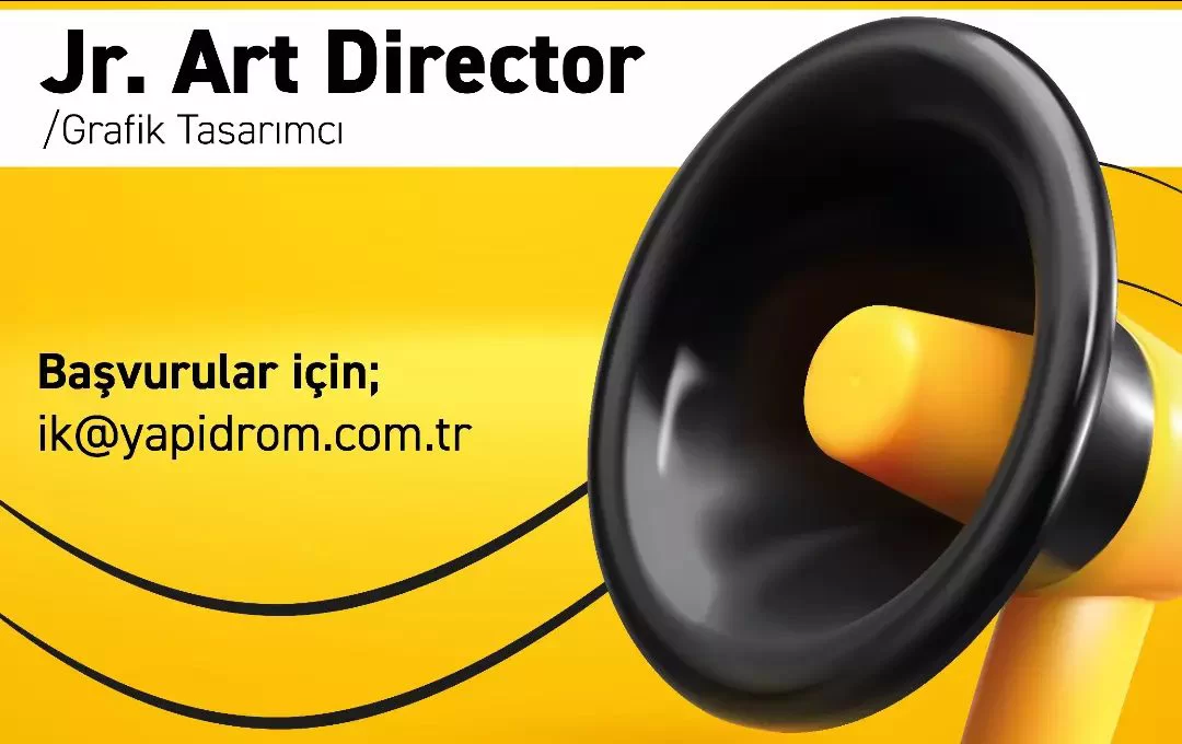 Junior Art Director iş ilanları Yapıdrom, Junior Art Director Arıyor