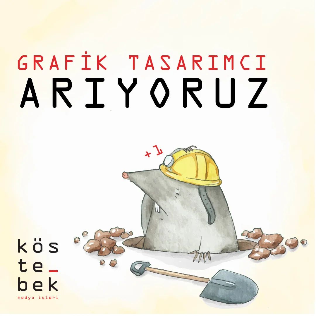 Grafik Tasarım Uzmanı iş ilanları Köstebek Medya İşleri, Grafik Tasarım Uzmanı Arıyor