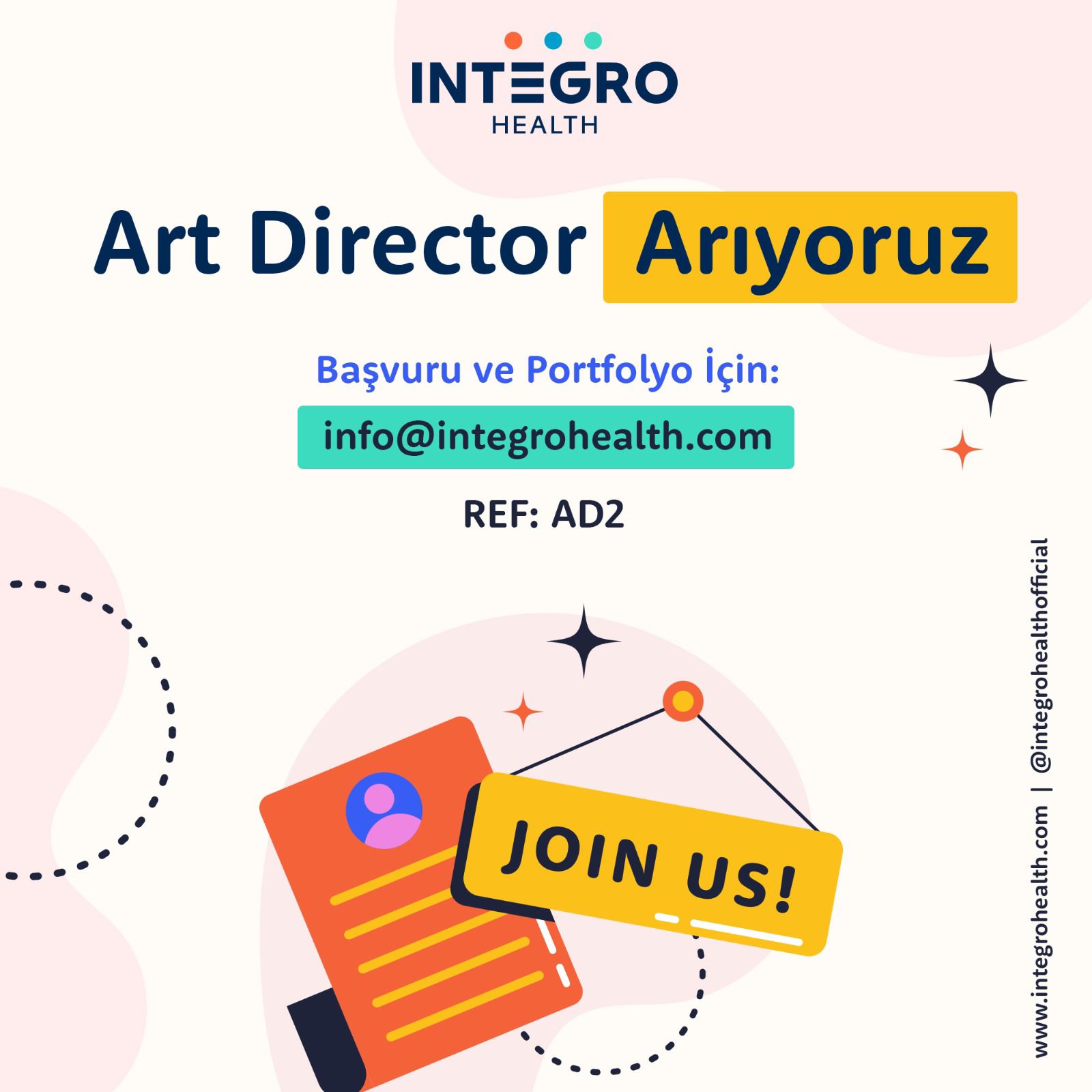 Art Director iş ilanları Integro Health, Art Director Arıyor
