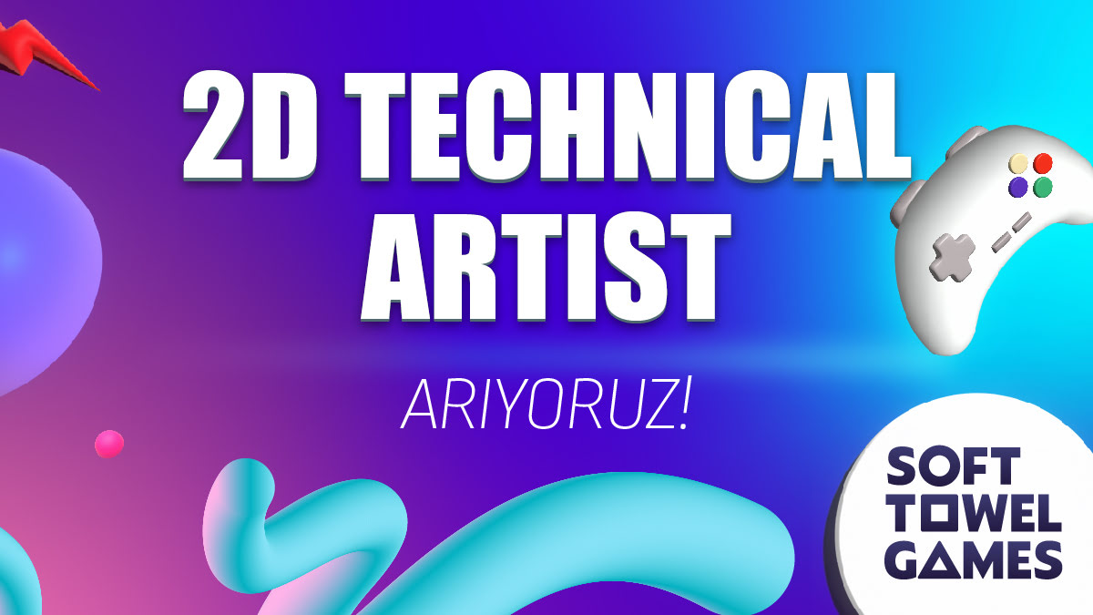 2D Teknik Artist iş ilanları Soft Towel Games, 2D Teknik Artist Arıyor