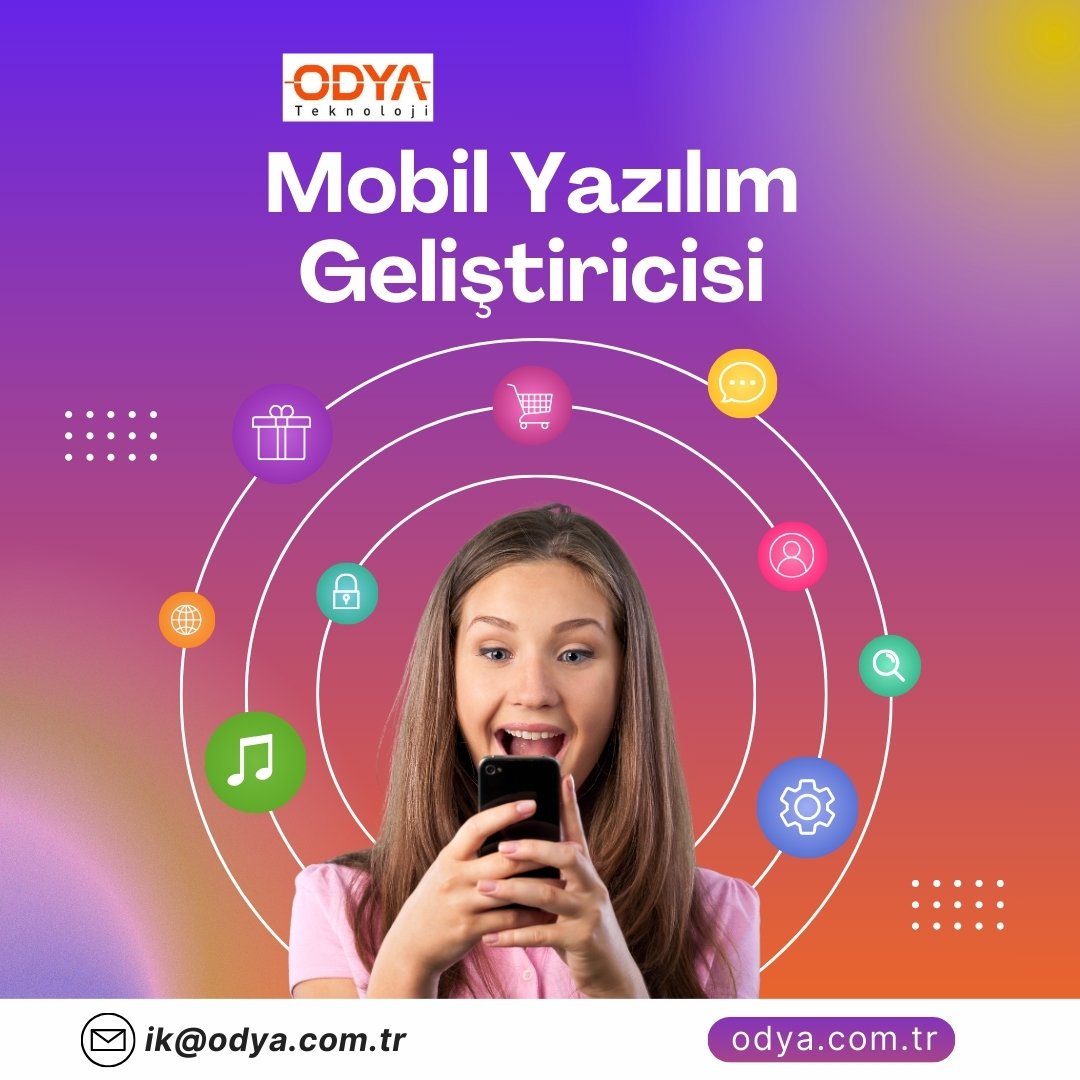 Mobil Yazılım Geliştiricisi iş ilanları ODYA Teknoloji, Mobil Yazılım Geliştiricisi Arıyor