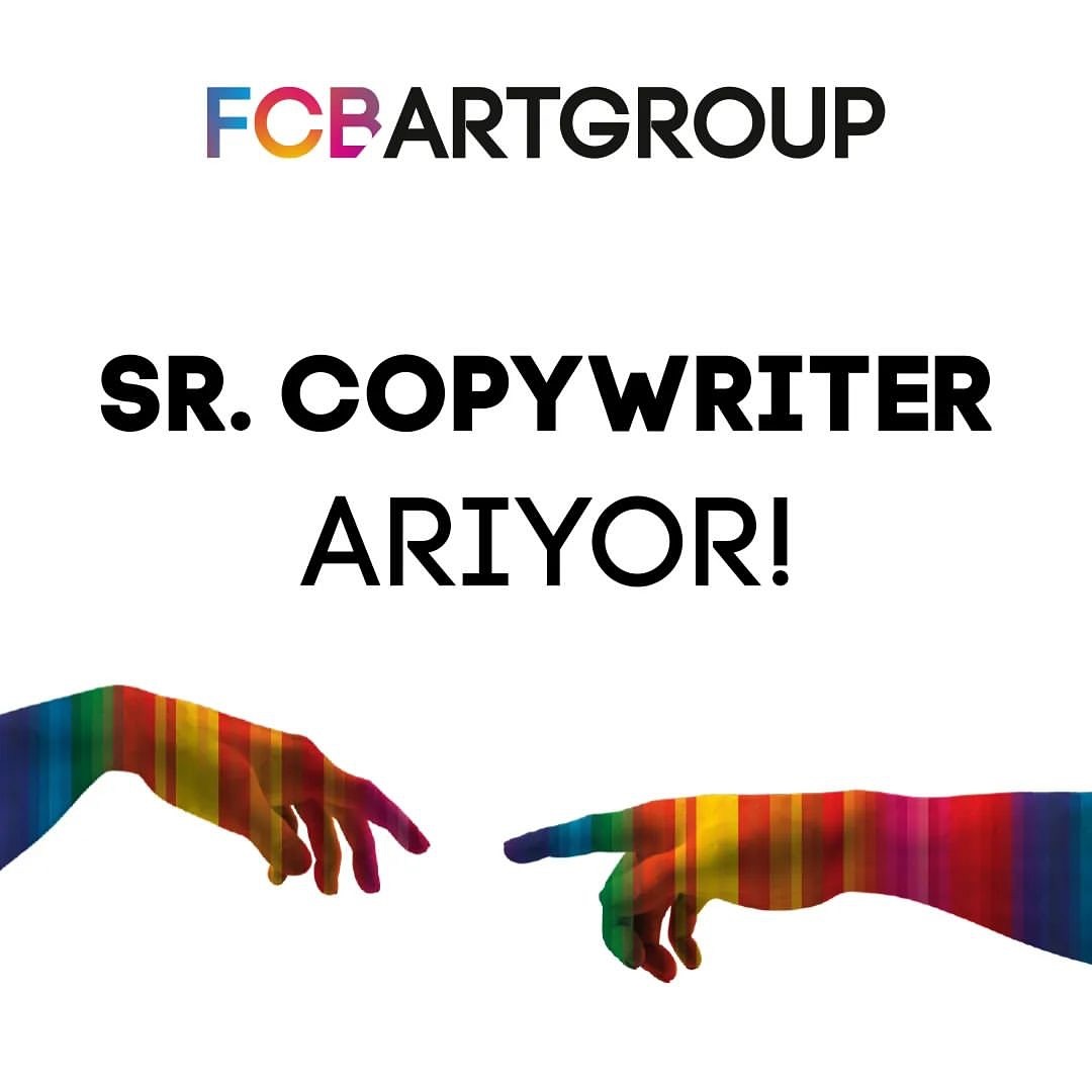 FCB Artgroup, Kıdemli Copywriter Arıyor