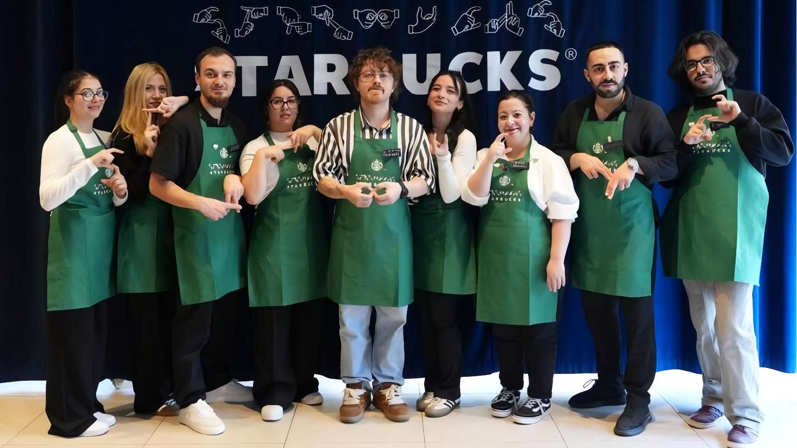 starbucks, İşaret Dili Konseptli Mağaza